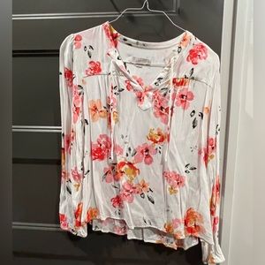 Loft floral blouse